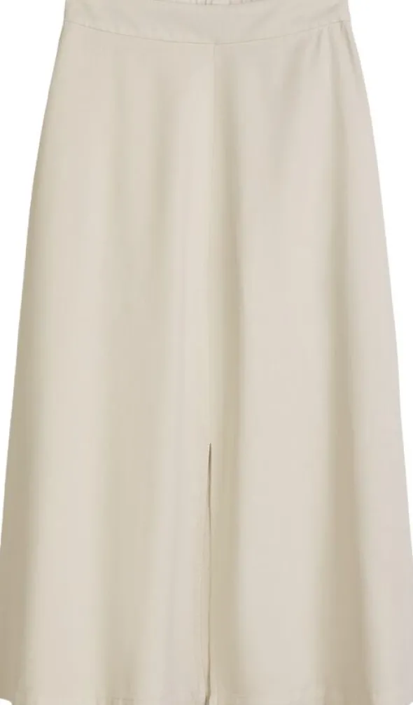 Skirt, casual A-line style, midi le