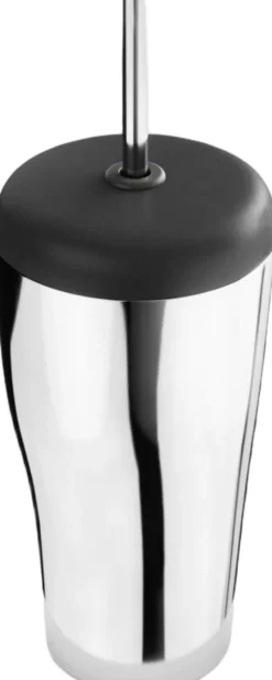 SKY TRAVEL CUP WITH STRAW STAINLESS STEEL MIRROR AND PLASTIC