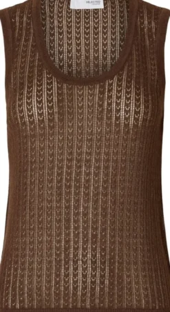 SLFHENNAH SL KNIT STRUCTURE TOP