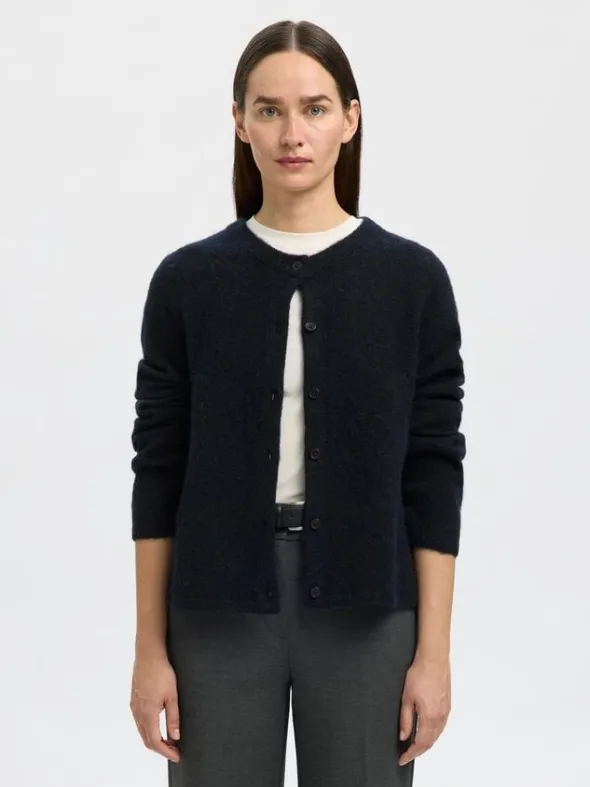 SLFLULU NEW LS KNIT CARDIGAN NOOS