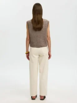 SLFLULU SL BUTTON O-NECK VEST NOOS