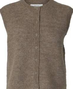 SLFLULU SL BUTTON O-NECK VEST NOOS