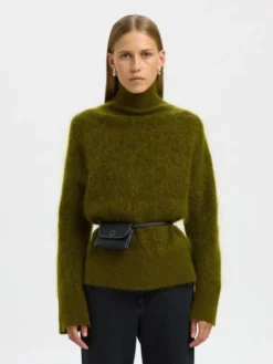 SLFMIRA MOHAIR LS KNIT HIGH-NECK