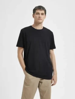 SLHASPEN SS O-NECK TEE NOOS