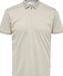 SLHFAVE ZIP SS POLO NOOS