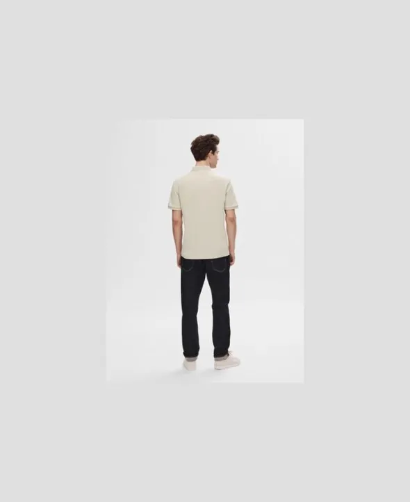 SLHFAVE ZIP SS POLO NOOS