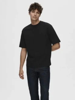 SLHLOOSEOSCAR SS O-NECK TEE NOOS