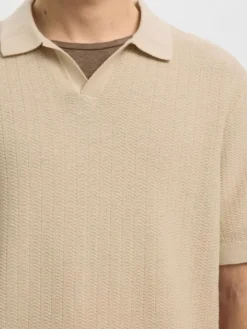 SLHMATTIS SS LINEN BLEND STRUC OPEN