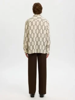SLHRLXAXEL AOP LS SHIRT