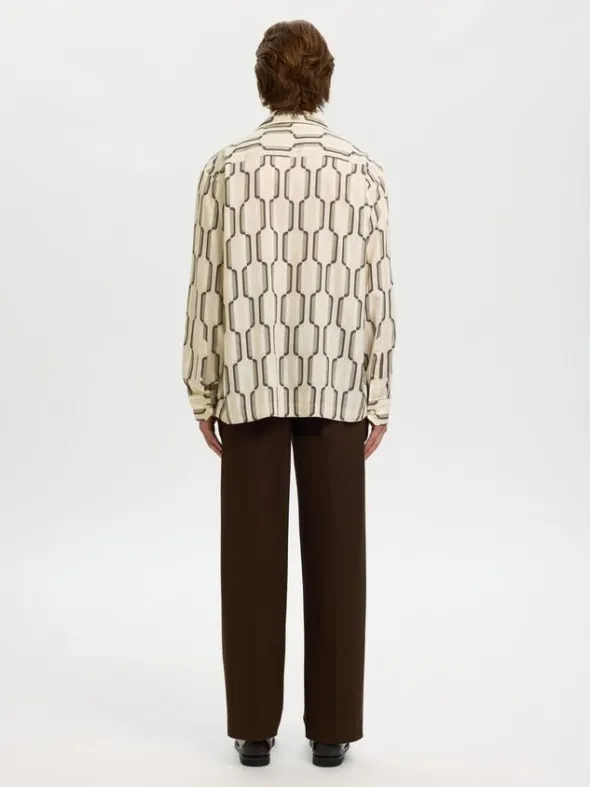 SLHRLXAXEL AOP LS SHIRT