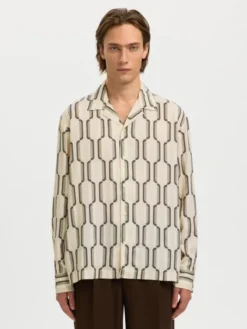 SLHRLXAXEL AOP LS SHIRT