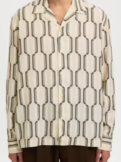 SLHRLXAXEL AOP LS SHIRT