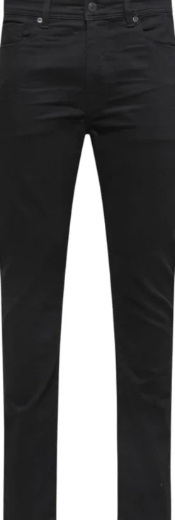 SLHSLIM-LEON 24001 BLACK ST JEANS W