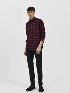 SLHSLIM-LEON 24001 BLACK ST JEANS W