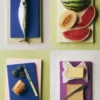 Slice Chopping Board-Medium-Cobalt