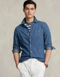 Slim Fit Denim Shirt
