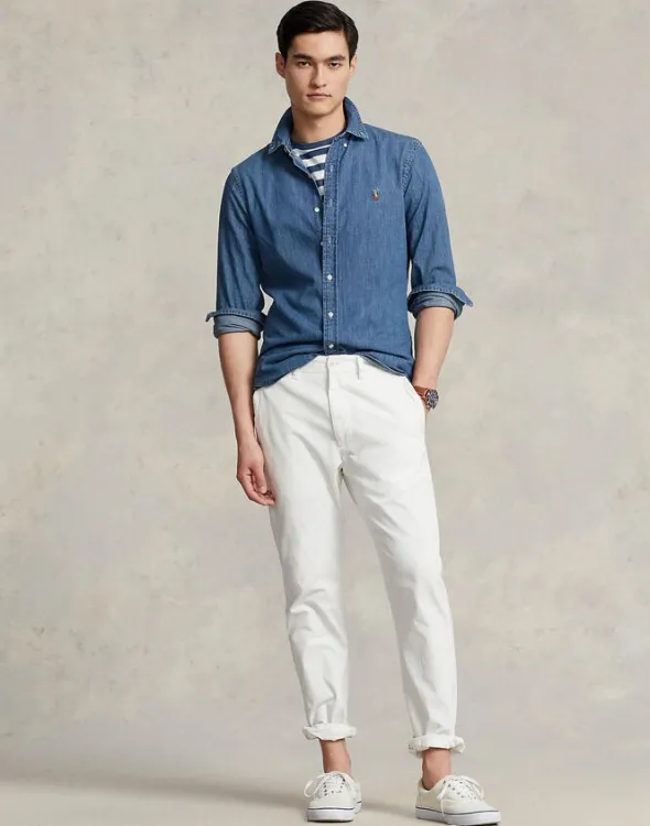 Slim Fit Denim Shirt