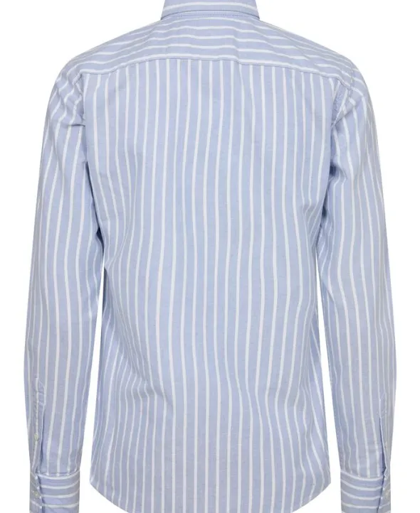 Slim Fit Striped Oxford Shirt