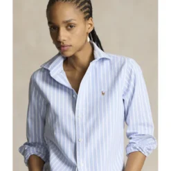 Slim Fit Striped Oxford Shirt