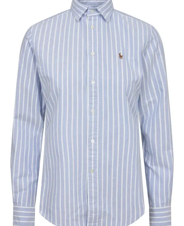 Slim Fit Striped Oxford Shirt