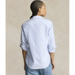 Slim Fit Striped Oxford Shirt