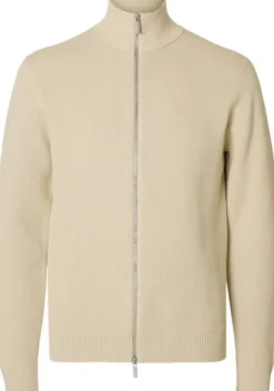 SLMDANE LS KNIT STRUCTURE FULL ZIP