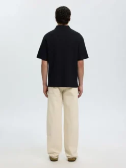 SLMRELAXSIMON RIBBED SS POLO