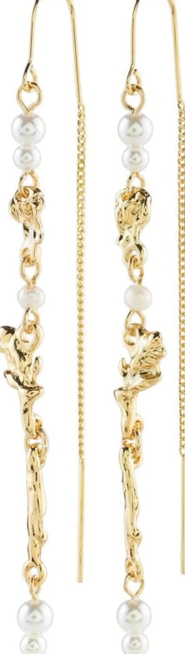 SLOAN chain earrings gold-plated