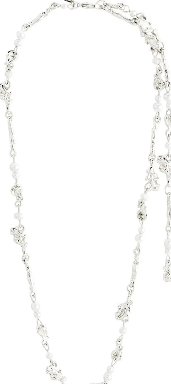 SLOAN pearl necklace silver-plated