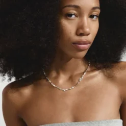 SLOAN pearl necklace silver-plated