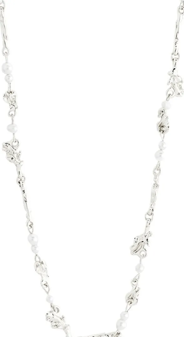 SLOAN pearl necklace silver-plated