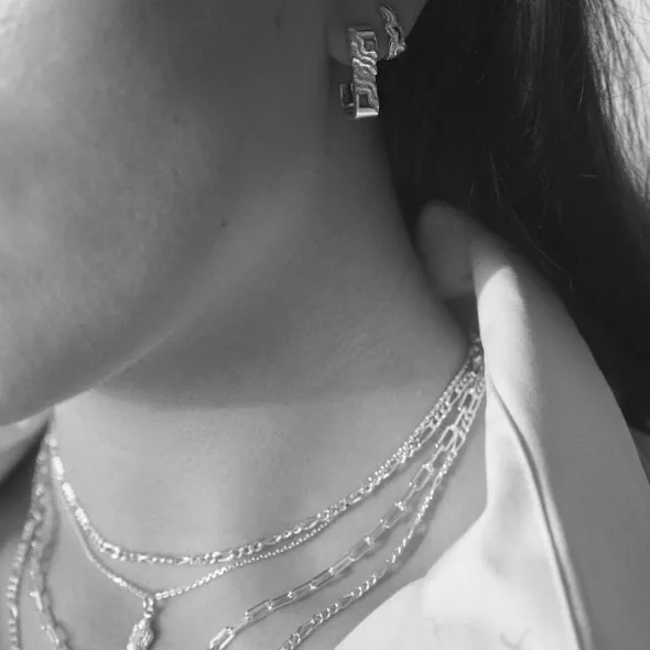 Small Blurry Layers Earrings