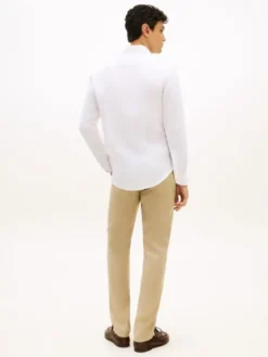 Smart Casual Slim Fit Pure Linen Shirt