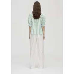 2367 Smocked Cotton, Smocked Gathered Top