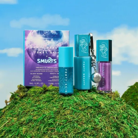Smurfette Smooches - Essential Lip Duo + nyckelring
