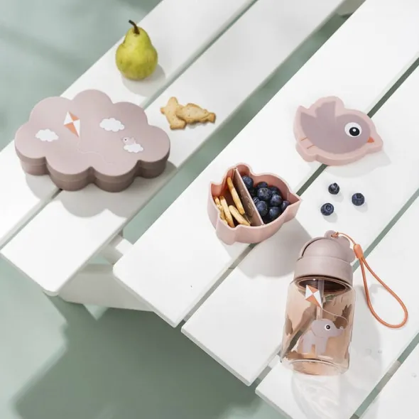 Snack & madkasse m/drikkedunk Playground Pudder