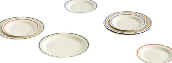 Sobremesa Plate-18,5 Set of 2-Blue