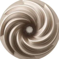Sockerkaksform Swirl 24 x 9 cm Rose gold