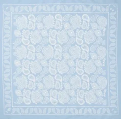 Soft Cotton Paisley Scarf Solid