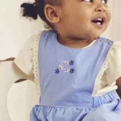 Spring pinafore dress baby