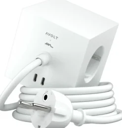 Square 1 - USB-C - 3m F EU - Opal White