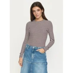 SRFenja Stripe O-neck Top