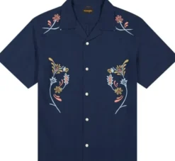 SS W RESORT SHIRT NAVY FLORAL