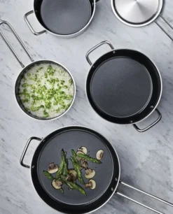 Stainless Steel Kasserolle 1,8 l keramisk Slip-Let® belægning
