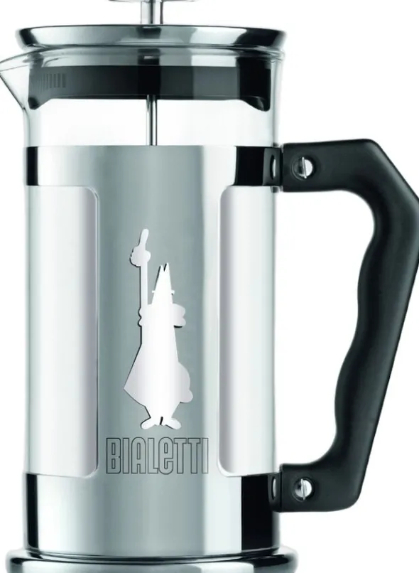 Stemplekande Preziosa, 3 kop Stål Bialetti
