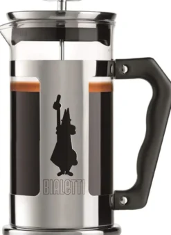 Stemplekande Preziosa, 3 kop Stål Bialetti