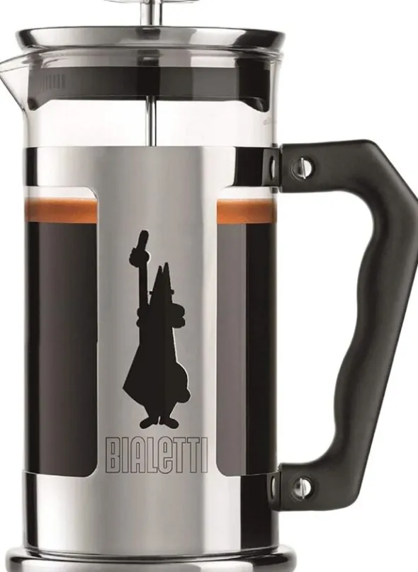 Stemplekande Preziosa, 3 kop Stål Bialetti