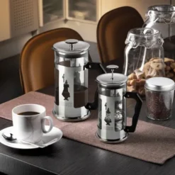 Stemplekande Preziosa, 3 kop Stål Bialetti