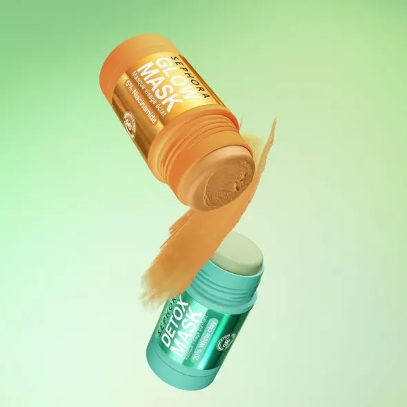 Stiftmasker för detox eller lyster - Lätt, krämig konsistens