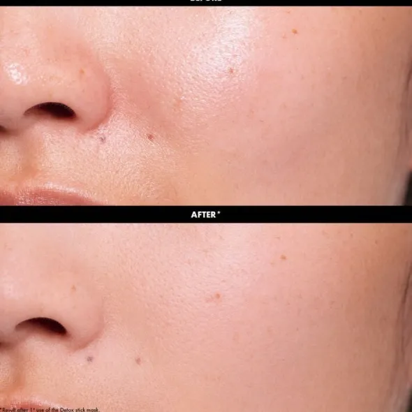 Stiftmasker för detox eller lyster - Lätt, krämig konsistens